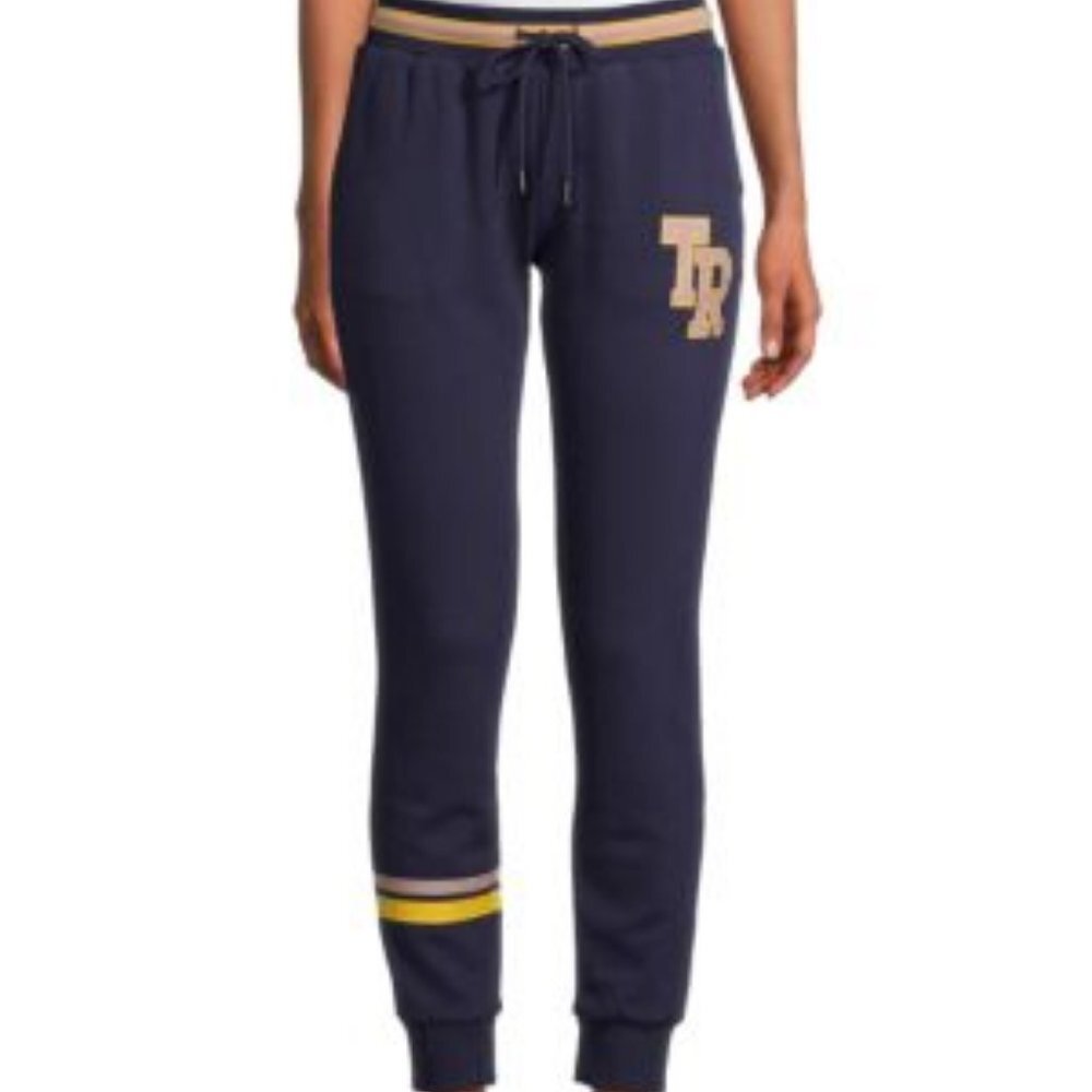 NWT True Religion Women's Collegiate Jogger Ace Blue Designer Sweatpants M